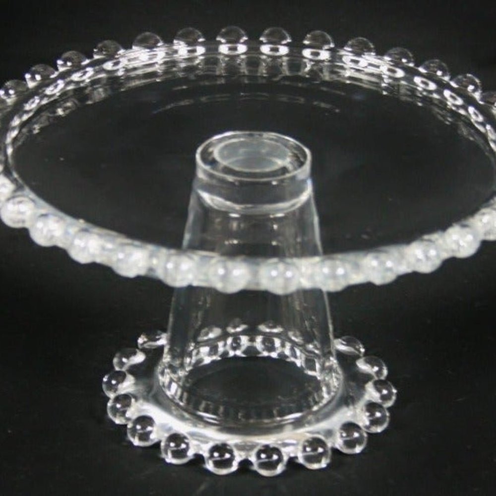 Vintage Imperial Candlewick Cake Plate